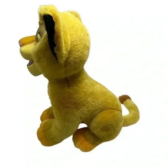 Simba The Lion King Plastic Face Plush Walt Disney World Toy 15'' stuffie - Picture 2 of 4